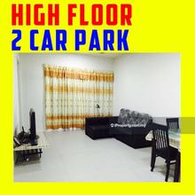 Has 2 car parks and in good condition facing pool