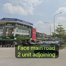 3 Storey Shop, facing Main Road, 2 unit adjoining
