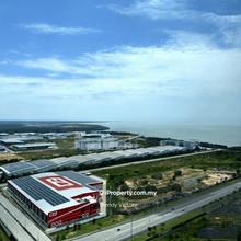 High Floor Sea View Unit Fully Furnish Vivo Executive Batu Kawan Ikea