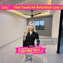 Masai Flat Tasek 64 Refurbish Renovated 3bed Low Cost Rm500 Can Buy