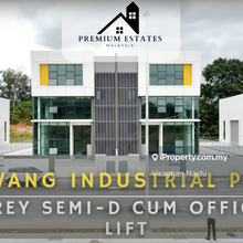 3-Sty Semi-D Factory w Lift - High Visibility from Plus/Nkve Highway