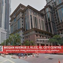 Megan Avenue 2 Office for Sale, Jalan Yap Kwan Seng , KL