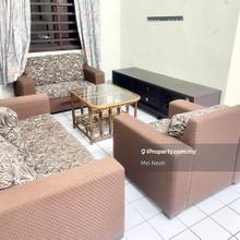 Strategic Location Partial Furnished Good Condition 3room Walkup Flat