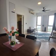 Full loan 2 room service apartment at afiniti residence medini