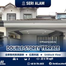 Seri Alam Double Storey Terrace Unblock View for Sale