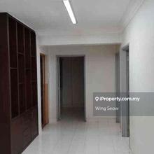 Aman Dua apartment @ Kepong partly furnished Aircond Kitchen cabinet