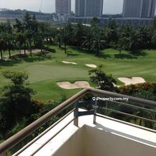 The condominium sit on the the centre of golf course 