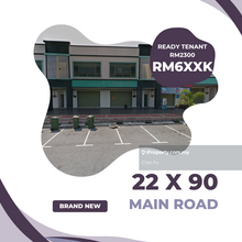 Face Main Road Ready Tenant Big 22 x 90 Shop Tanjong Minyak Perdana