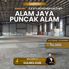 Puncak Alam 3.5 storey Detached Factory for Rent