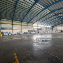 Telok panglima garang deteach factory, warehouse facing main raod