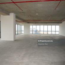 Premium Grade A corporate office half floor for rent.
