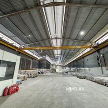 Facing Mainroad Kapar 4-1/2 Miles @ Klang Share Warehouse For Rent