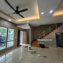 Terrace house partly furnished for rent 