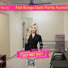 Masai Flat Bunga Daisi Plentong Utama Partially Furnished 3bed