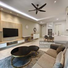 Fully furnished with balcony, short walk to LRT and Mid Valley