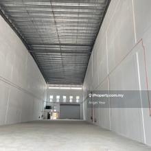 Guarded, suitable for cold room, 40ft ceiling height, 66ft wide access