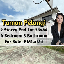 Taman Pelangi, 2 Storey End Lot 36x84, 4 Bedroom 3 Bathroom