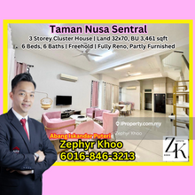 Taman Nusa Sentral @ Iskandar Puteri 3 Storey Cluster House For Sale
