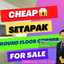 Very Cheap, Corner Shop For Sale, Setapak, Genting Klang, Danau Kota
