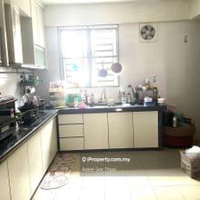 Double Storey Terrace with partially renovated and partially furnish