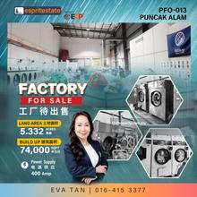Semi-Detached Factory with Office Floor at Puncak Alam for sale