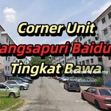 Corner Ground Floor Unit For Sale Located at Pangsapuri Baiduri 