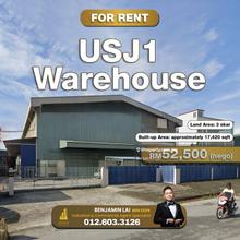 Usj1 Warehouse for Rent