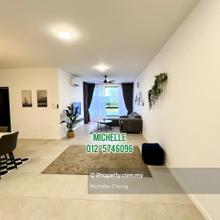 Fully furnished 3 bedrooms, 2 carparks 