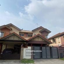 Semi D double storey,own garden land,intermediate,4rooms 3baths,vacant