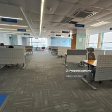 Partly furnish office Sunway Pinnacle grade A office