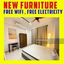 Fully furnished and with air condition