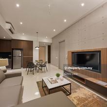 Grand Medini partly furnished two bedrooms, foreigner can buy high ROI