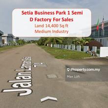 Setia Business Park 1, Semi D Factory