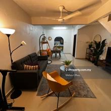 2 storey terrace @ freehold @ Kitchen extended @ Fully tiles