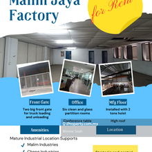 Big Fully High Roofed 2 Ton Hoist Factory Taman Industri Malim Jaya