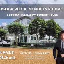 Senibong Cove 3 Storey Bungalow Corner House for Sale
