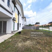 Double story corner lot with land