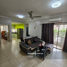 1st floor at kasuarina apartment,Bandar botanic,fully furnished 