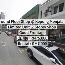 Menjalara,Kepong ,Bandar Menjalara ,High Population area,Ground floor