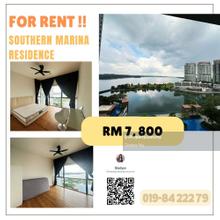 Southern marina residence fully furnished sea view unit for rent 