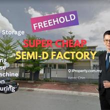 Two Storey Semi D Factory,  Super Cheap