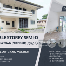 Melaka Town Double Storey Semi-D for Sale