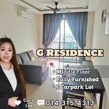 G Residence @ Fully Furnished Middle Floor unit