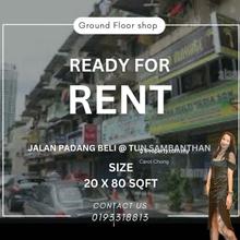 Brickfield Jalan Padang Belia Ground Floor Shop For Rent
