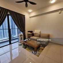 Nicely design and decorated new unit. Unblock view. High floor.