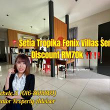 Setia Tropika Fenix Villas Semi D For Sale