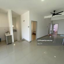 Partially furnished upper floor unit with 3 aircond and 2 water heater