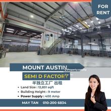 Mount Austin Semi d Factory for Rent