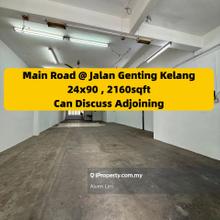Genting Kelang Main Road, Ground Floor Shop, Can Discuss Adjoining