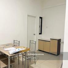 Partially furnish jelutong available now for rent
